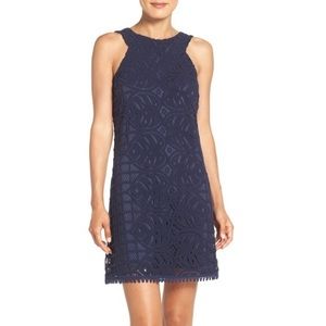 Lilly Pulitzer Mango Shift Dress in Navy lace XXS